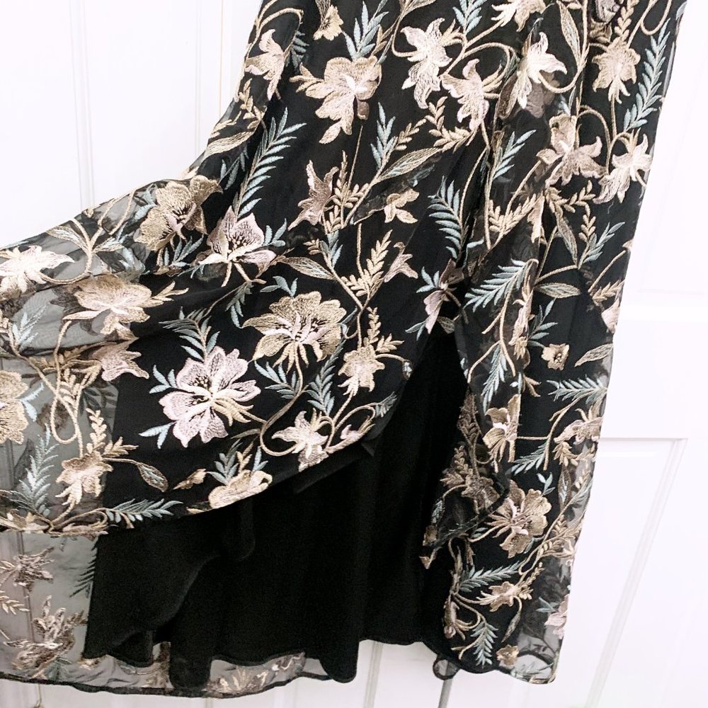 Floral Black Dress - Picture 6 of 11